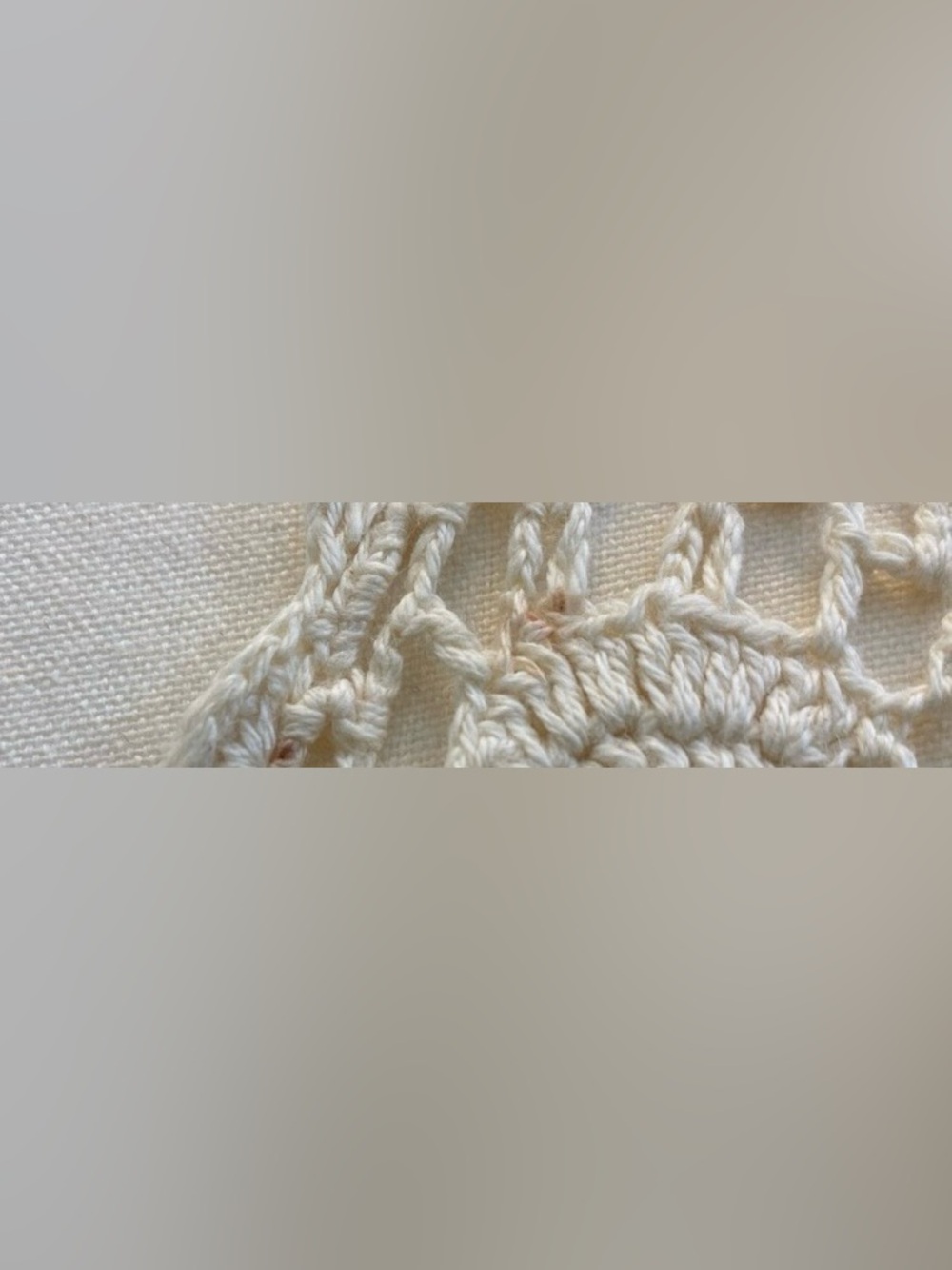 Crochet Floral Cardigan - Cream Lace Openwork Size S bohemian feminine vintage - Picture 9 of 9